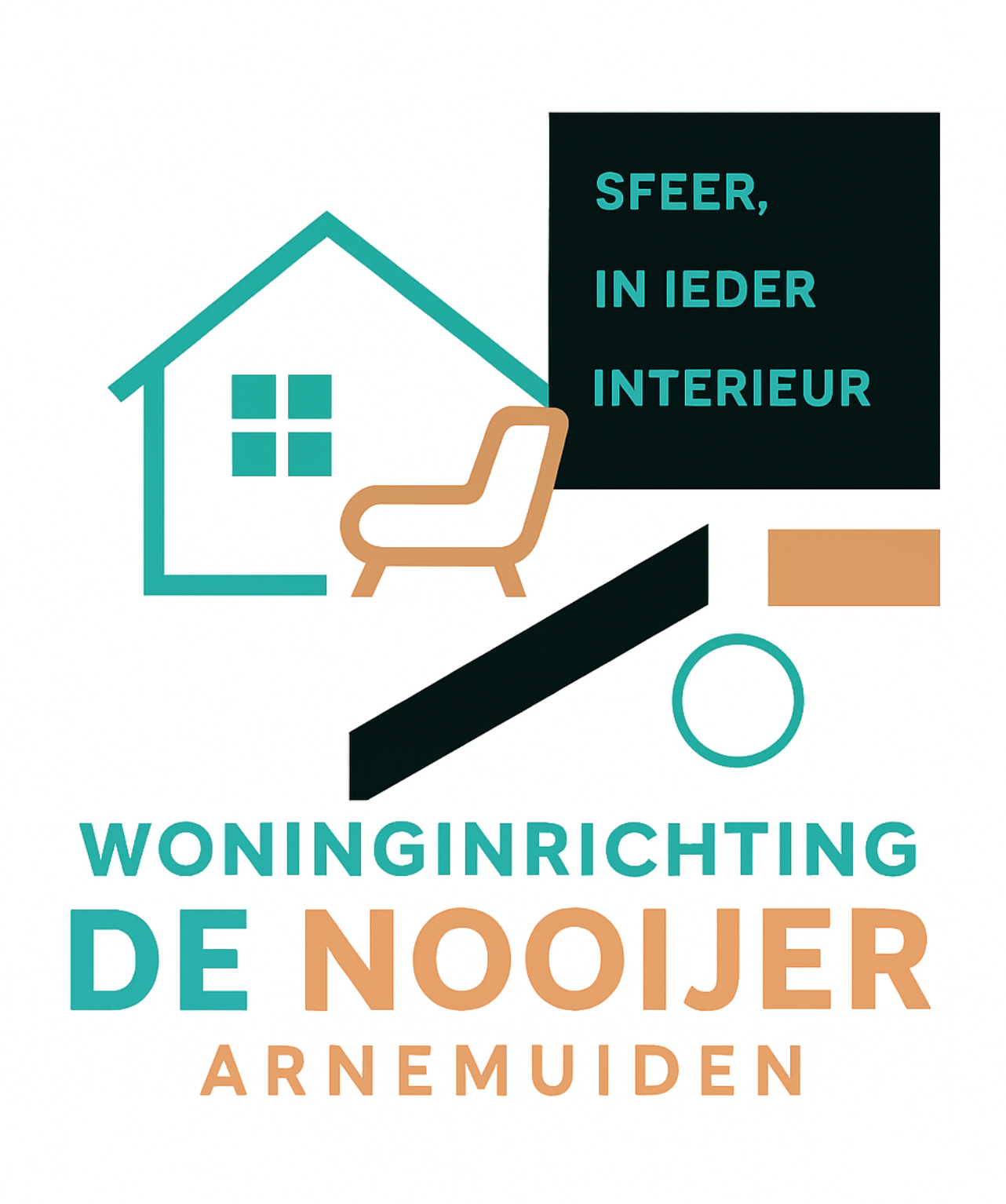 Woning- en meubelstoffering de Nooijer logo